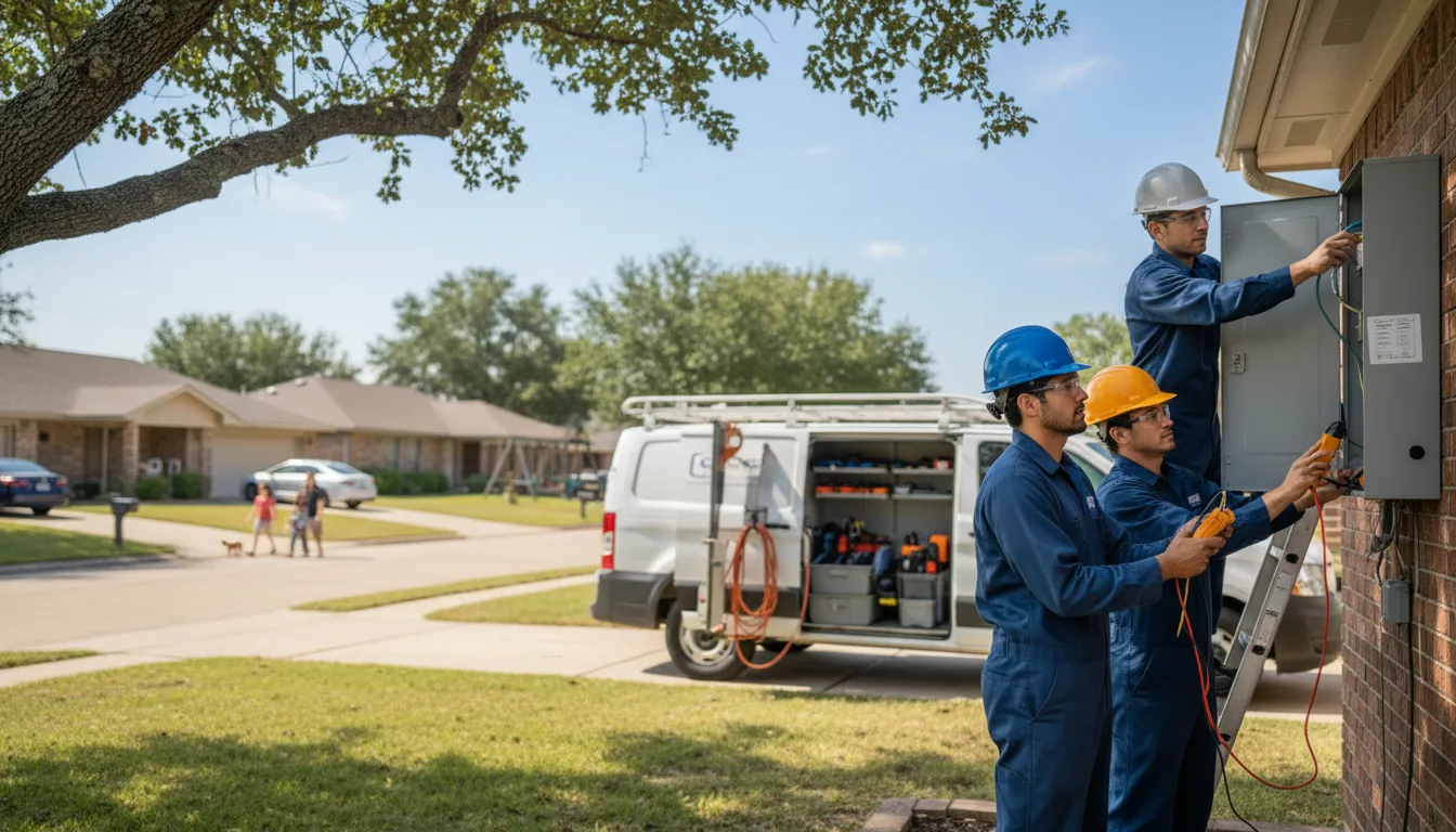 Certified electrician providing emergency electrical services in Onslow, IA